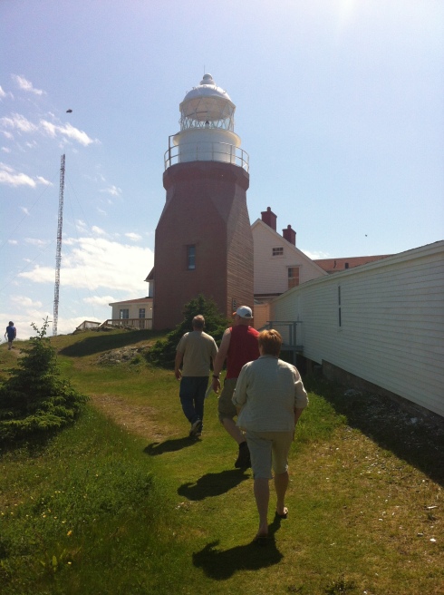 This lighthouse looks like a chocolate milk bottle. The view from the top is spectacular!